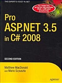 Pro Asp.net 3.5 in C# 2008 (Paperback, 2nd)