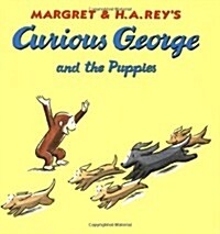 Curious George and the Puppies Book & CD [With CD] (Paperback)