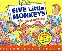 [중고] Five Little Monkeys Go Shopping (Library Binding)