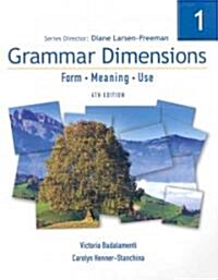 Grammar Dimensions 1: Form, Meaning, Use (Paperback, 4)
