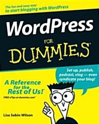 Wordpress for Dummies (Paperback)