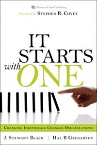 [중고] It Starts with One: Changing Individuals Changes Organizations (Hardcover, 2nd)