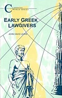 Early Greek Lawgivers (Paperback)