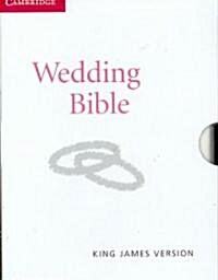 KJV Wedding Bible, Ruby Text Edition, White Imitation Leather, KJ222:T (Leather Binding)