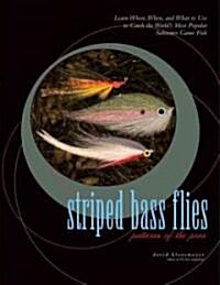 Striped Bass Flies: Patterns of the Pros (Hardcover)