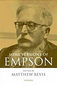 Some Versions of Empson (Hardcover)
