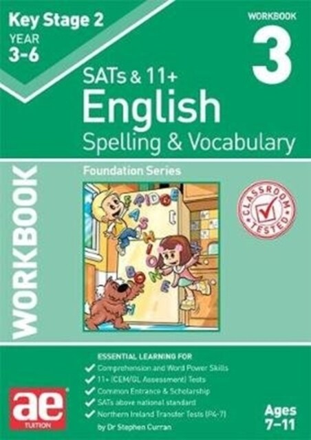 KS2 Spelling & Vocabulary Workbook 3 : Foundation Level (Paperback)