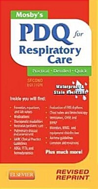 Mosbys PDQ for Respiratory Care (Spiral, 2, Revised)