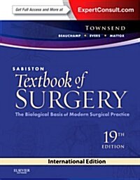 [중고] Sabiston Textbook of Surgery International Edition: Expert Consult - Online and Print (Hardcover, 19th)