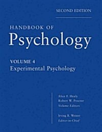 Handbook of Psychology, Experimental Psychology (Hardcover, 2, Volume 4)