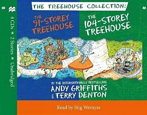 [중고] The 91-Storey & 104-Storey Treehouse CD Set (Audio CD 4장, 영국판)