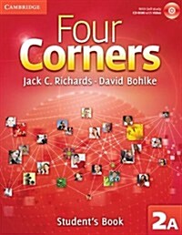 Four Corners Level 2 Students Book A with Self-study CD-ROM and Online Workbook A Pack (Package)