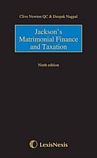 Jacksons Matrimonial Finance and Taxation (Hardcover)