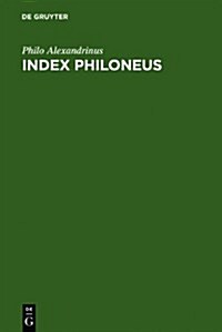 Index Philoneus (Hardcover)