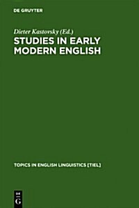 Studies in Early Modern English (Hardcover)