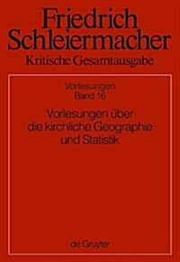 Vorlesungen Uber Die Kirchliche Geographie Und Statistik (Hardcover)