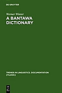 A Bantawa Dictionary (Hardcover)