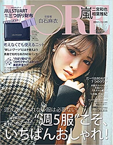 [중고] MORE (モア) 2018年 11月號(特別版) (雜誌, 月刊)