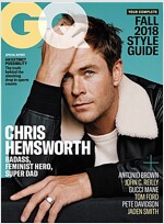 GQ USA (월간 미국판): 2018년 09월호 (크리스 헴스워스 표지)