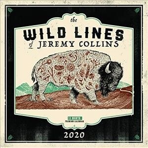 The Wild Lines of Jeremy Collins: 2020 Wall Calendar (Other)