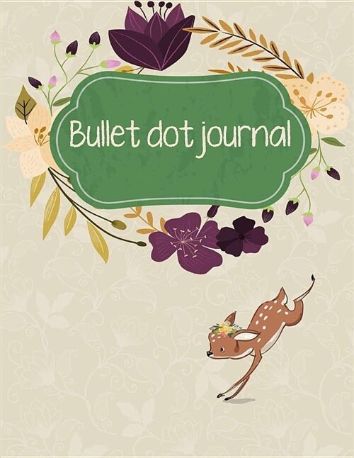 Bullet Dot Journal: Daily Notebook to Write in Bullet Dots & Dot Grid Paper 120 Pages 8.5x11. (Paperback)