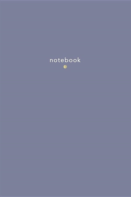 Notebook: Classic Lined Notebook Journal 120 Pages Dark Lavender (Paperback)