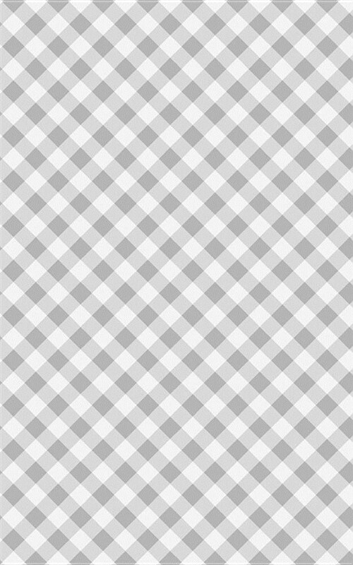 Pale Gray Checker - Lined Notebook with Margins - 5x8: 101 Pages, 5 X 8, College Ruled, Journal, Soft Cover (Paperback)