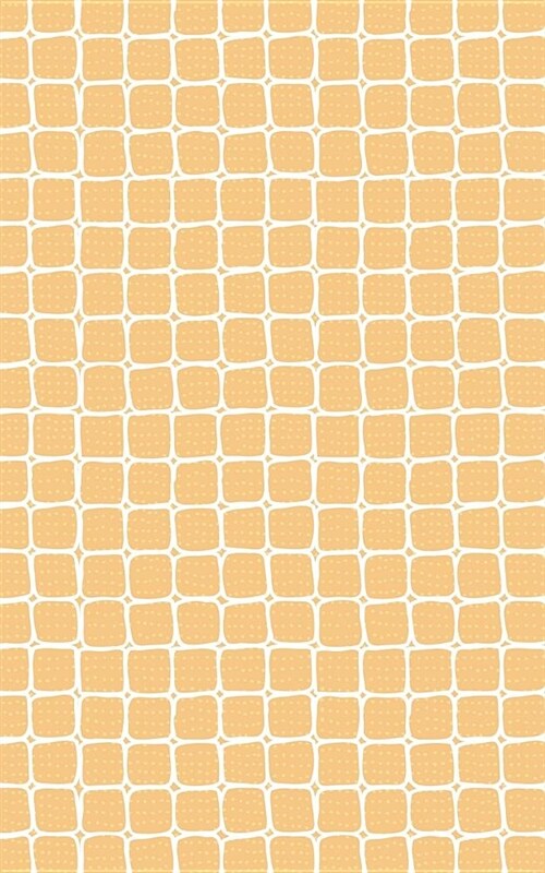Pale Orange Net - Lined Notebook with Margins - 5x8: 101 Pages, 5 X 8, College Ruled, Journal, Soft Cover (Paperback)