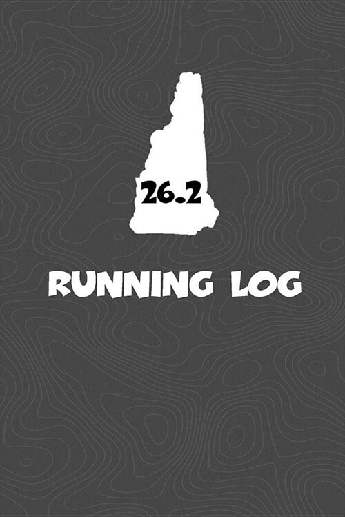 Running Log: Blank Lined Journal for Anyone That Loves New Hampshire, Running, Marathons! (Paperback)