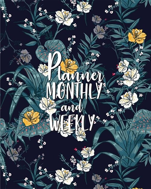 Planner Monthly Aplanner Monthly and Weeklynd Weekly: Color Cute Drawing: Planner Journal Notebooks, Month Weekly Monthly Planner, Organizer, Agenda, (Paperback)