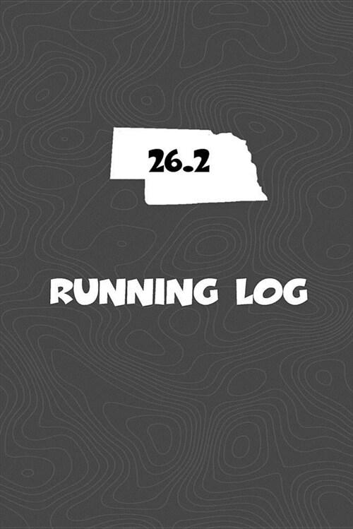 Running Log: Blank Lined Journal for Anyone That Loves Nebraska, Running, Marathons! (Paperback)