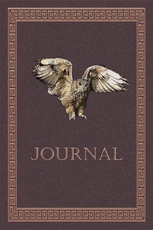 Flying Owl Journal: Lined Notebook 6 X 9 in (15.2 X 22.9 CM) (Paperback)