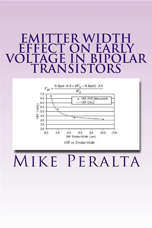 Emitter Width Effect on Early Voltage in Bipolar Transistors: Modeling the Emitter Width Effect in Bjt Transistors (Paperback)