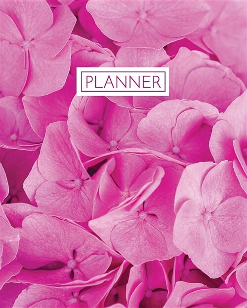 Pink Undated Planner: Daily, Weekly & Monthly Schedule Planner and Organizer, Simple Planner Notebook, To-Do List with Notes, Numbered Pages (Paperback)