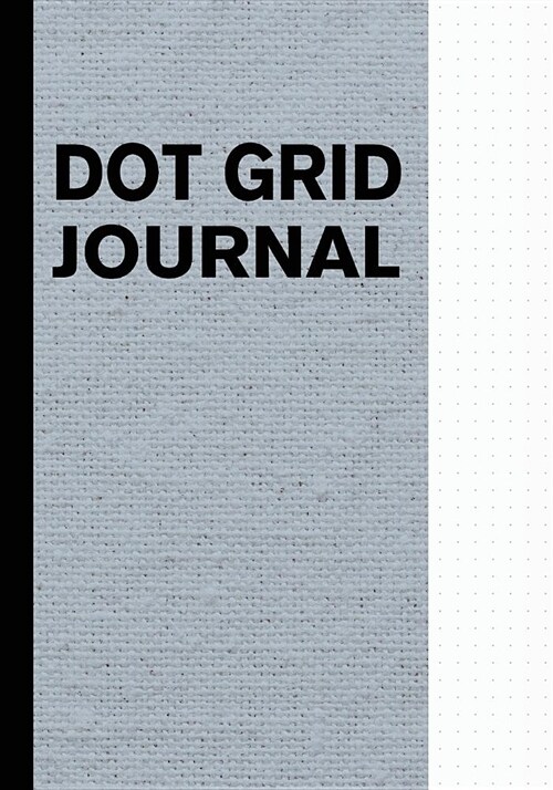 Dot Grid Journal: Notebook 100 Pages (7 x 10) Linen Pattern 4 (Paperback)