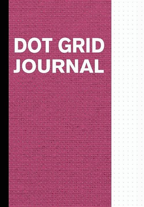 Dot Grid Journal: Notebook 100 Pages (7 x 10) Linen Pattern 2 (Paperback)