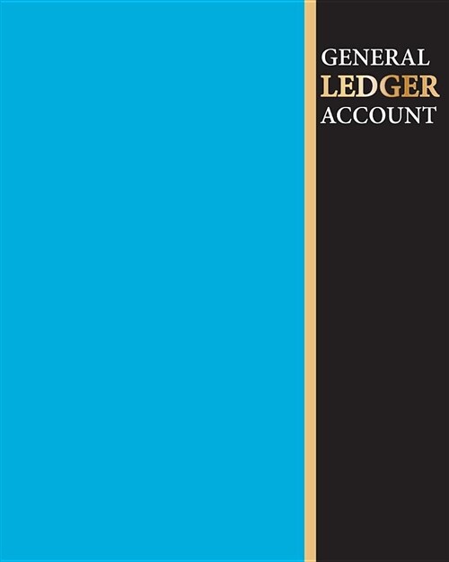 General Ledger Account: Accounting Book Journal Record Notebook with Columns for Date, Account, Memo, Debit, Credit and Balance Paper Book, 12 (Paperback)