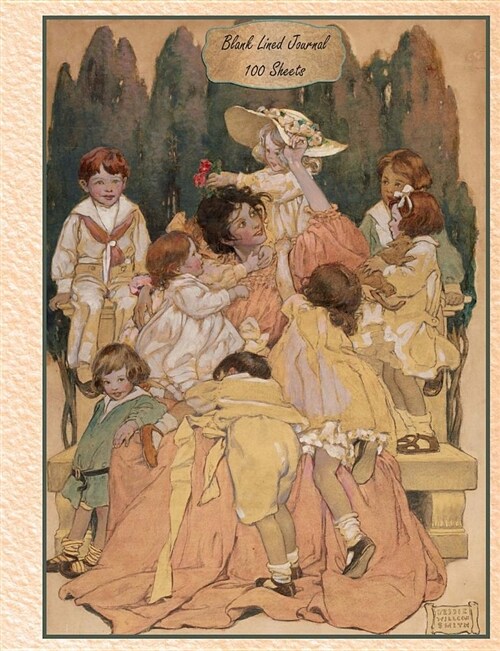 Blank Lined Journal 100 Sheets: Vintage Cover Illustration by Jessie Willcox Smith (Paperback)