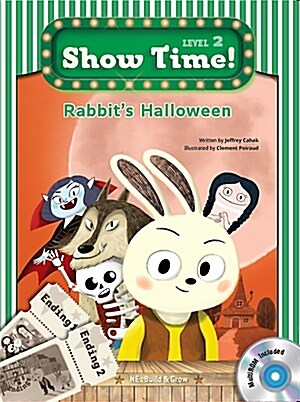 Show Time Level 2-10 : Rabbit`s Halloween SET (Story Book + MultiRom + Work Book)