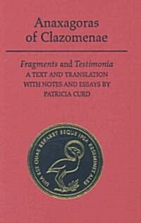 Anaxagoras of Clazomenae (Hardcover)