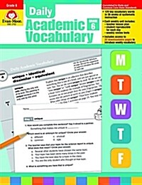 Daily Academic Vocabulary, Grade 6 Teacher Edition (Paperback, Teacher)