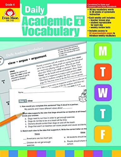 Daily Academic Vocabulary, Grade 4 Teacher Edition (Paperback, Teacher)