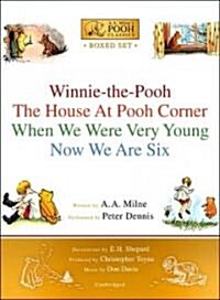 Winnie-The-Pooh Boxed Set: Winnie-The-Pooh; The House at Pooh Corner; When We Were Very Young; Now We Are Six (Audio CD)
