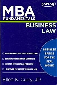 MBA Fundamentals in Business Law (Paperback)