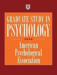 Graduate Study in Psychology 2008 (Paperback, 41th)