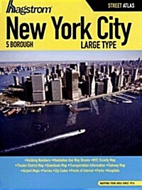 Hagstrom New York City 5 Borough Atlas (Paperback, Spiral, Large Print)