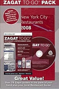 Zagat To Go Pack 2008 New York City Restaurants (Hardcover, CD-ROM)