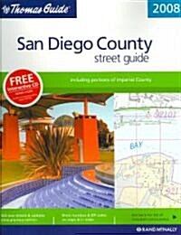The Thomas Guide 2008 San Diego County, California (Paperback, Spiral)