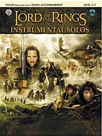 The Lord of the Rings Instrumental Solos for Strings: Violin (with Piano Acc.), Book & CD [With CD (Audio)] (Paperback)