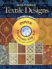 Historic Textile Designs [With CDROM] (Paperback)